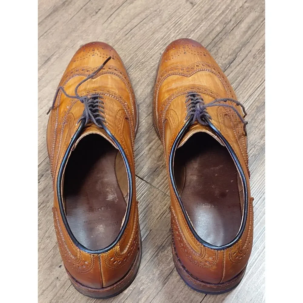 Allen Edmonds McAllister Leather Brogue Oxfords Dress Shoes Size 10.5 E